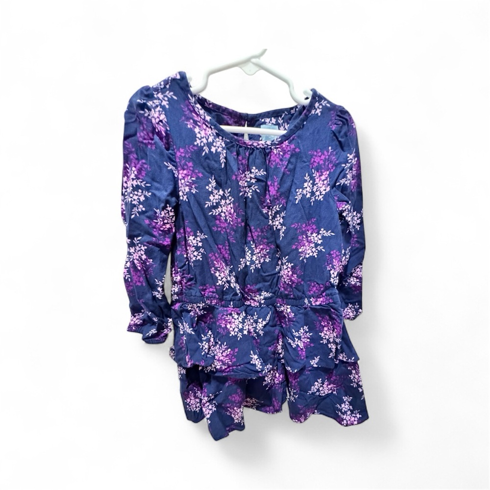 GAP Kids Floral Dress - Purple and Pink